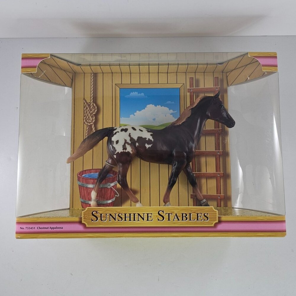 Breyerfest Archive Room Horse Sunshine Stables Chestnut Appaloosa #755451 NPOD